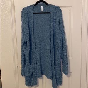 Soft Dusty Blue Cardigan